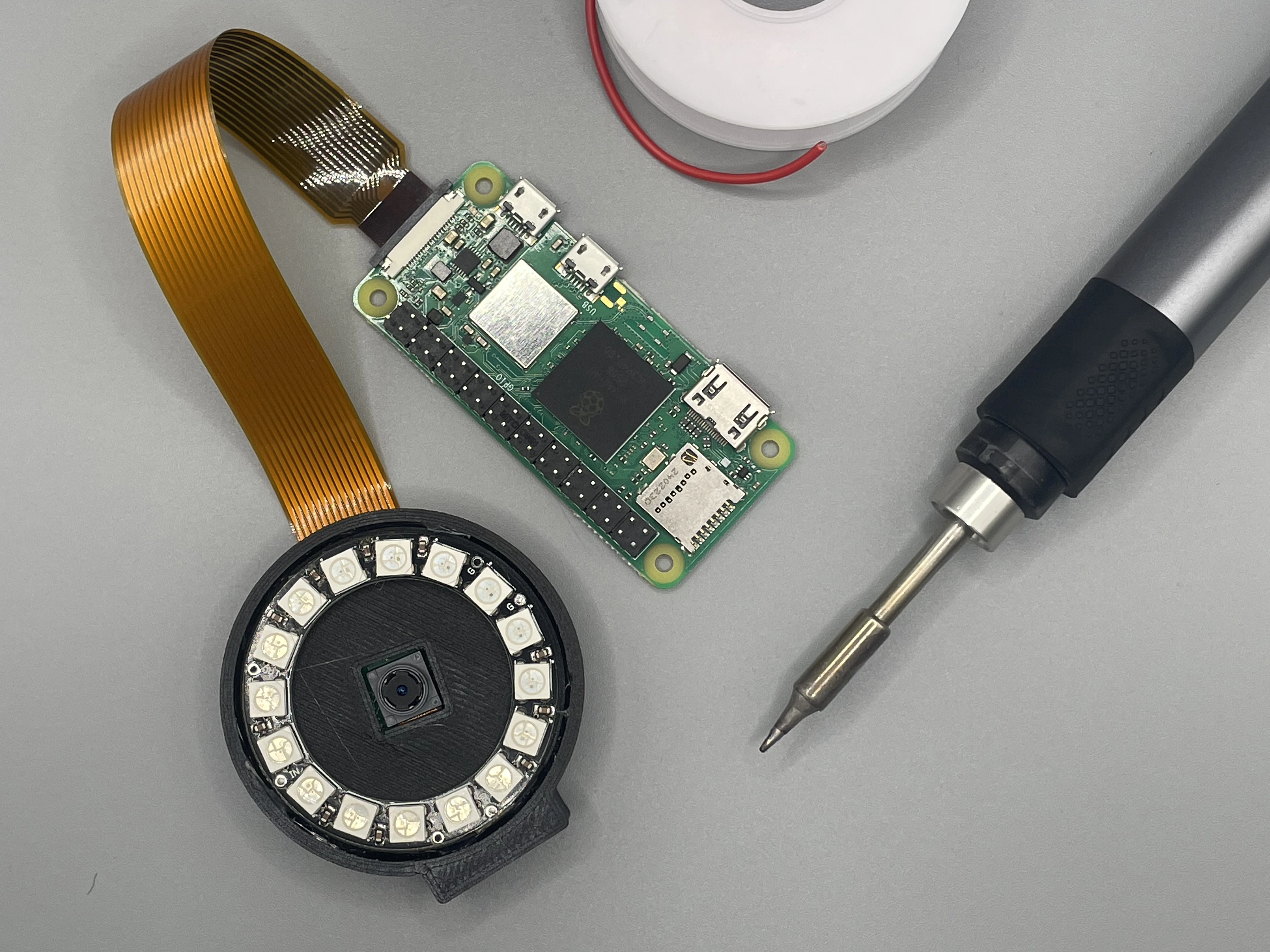 Electronics proof of concept with a camera